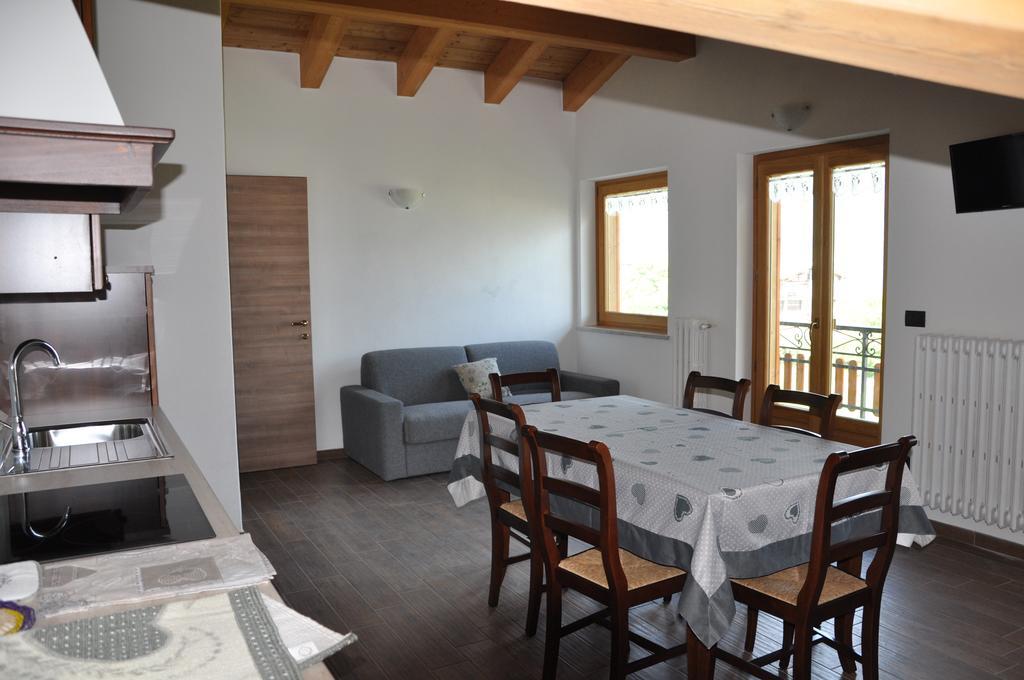 아오스타 Le Foyer De La Ferme 아파트 객실 사진